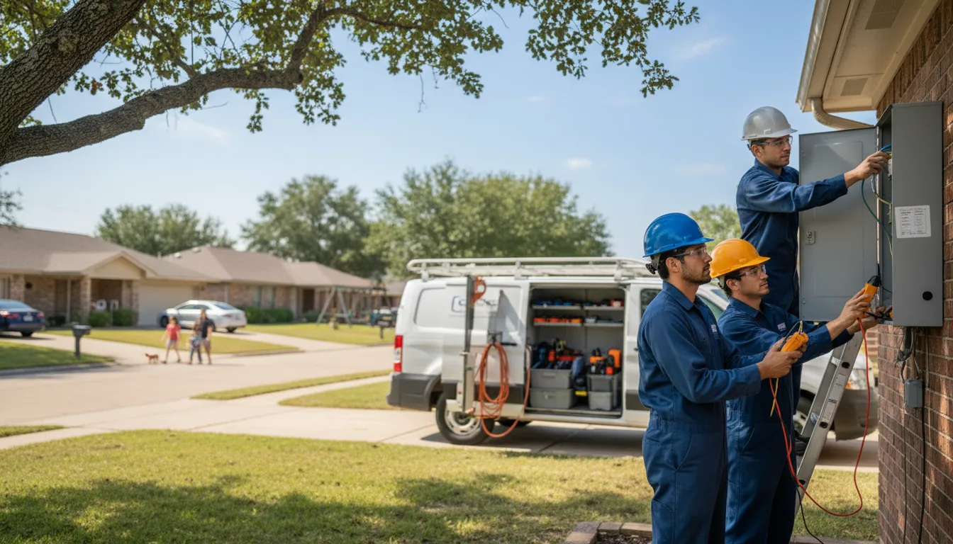 Certified electrician providing emergency electrical services in Bradley, SD